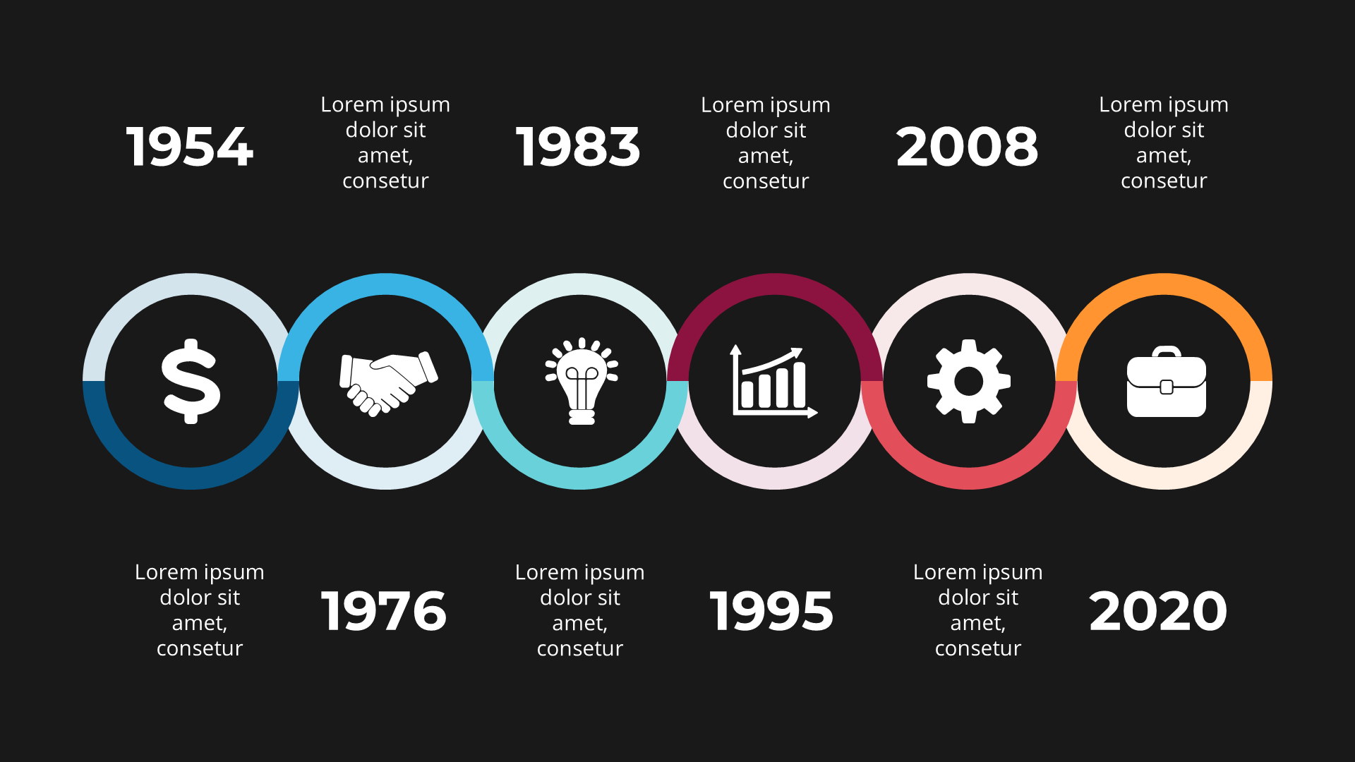 Timeline V2 Dark slide 3